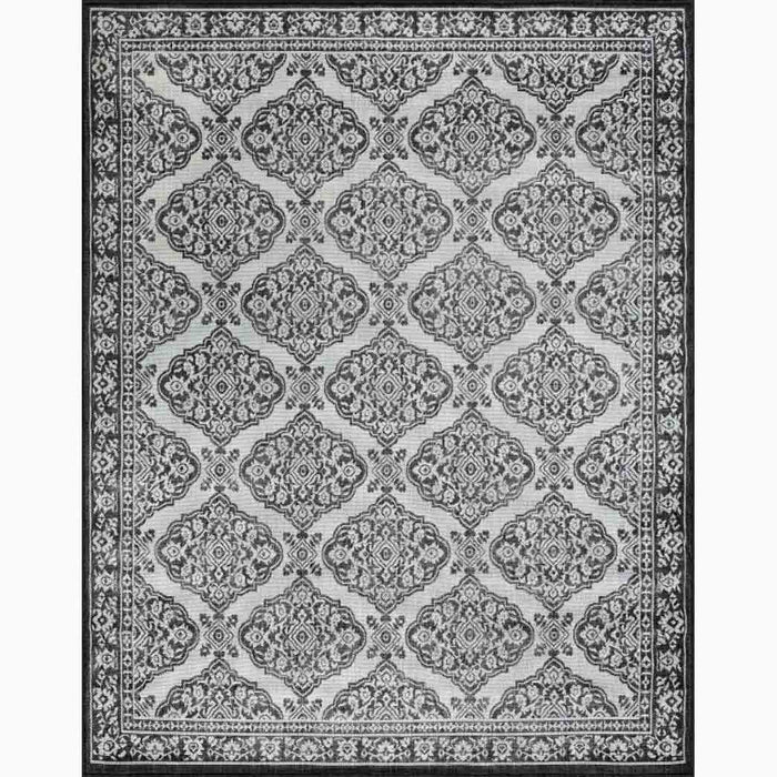 Tyse Area Rugs Vista Charcoal VIS1218