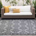Tyse Area Rugs Vista Charcoal VIS1218 5'x6'11"