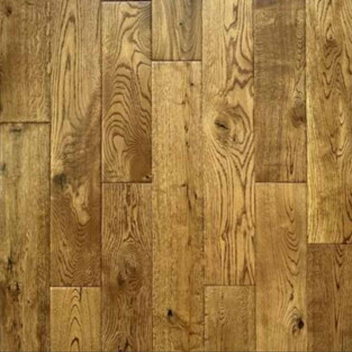 Terra Flooring Oak Hand Scraped 5" Solid Hardwood Gunstock JWC050G