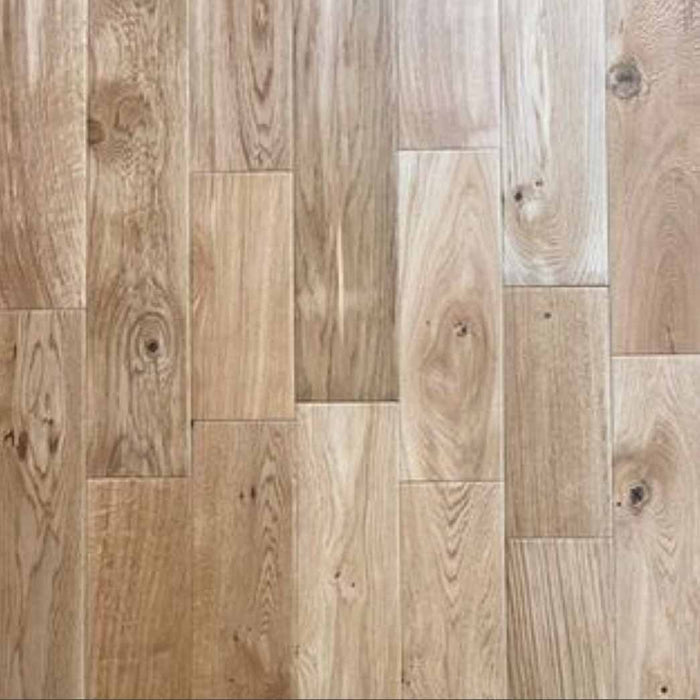 Terra Flooring Oak Hand Scraped 5" Solid Hardwood Natural JWC050N