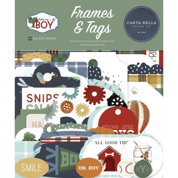 That's My Boy - Ephemera - Frames & Tags