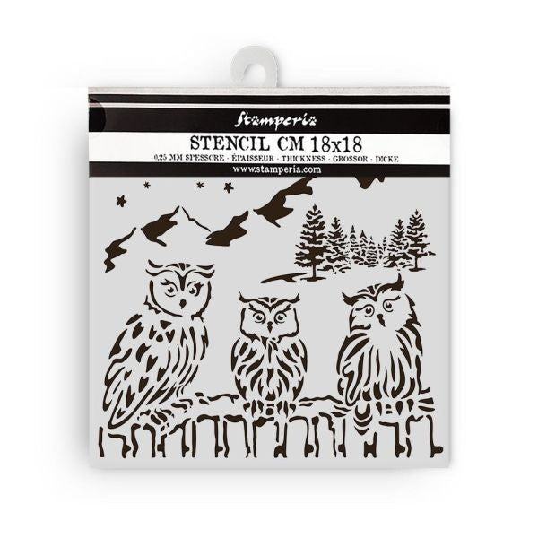 The Owl's House - Stencil - Owls