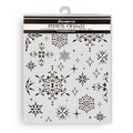 The Owl's House - Stencil - Snowflakes
