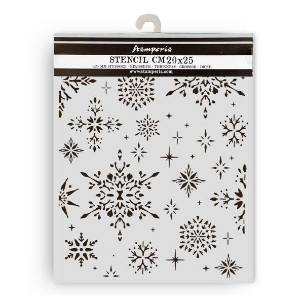 The Owl's House - Stencil - Snowflakes
