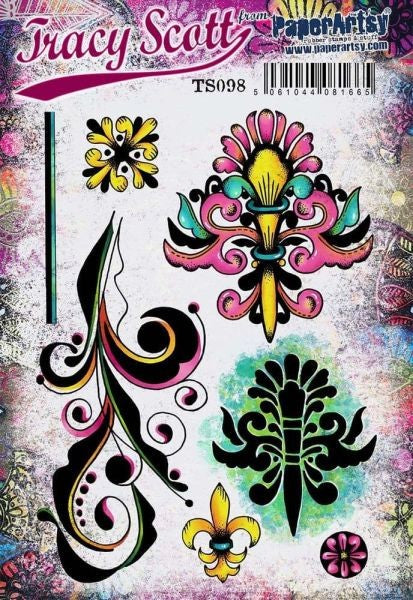 Tracy Scott Cling Stamps - #098
