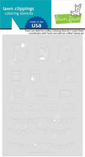 Treat Cart Add On: Coffee - Coloring Stencils