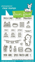 Treat Cart Add-On:  Tacos - Clear Stamps