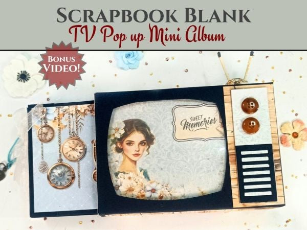 TV Pop Up Mini Album - Black