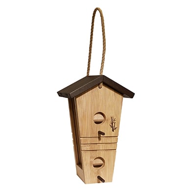 Ultimate Renewable BAMBOO Contemporary Tall Hopper Feeder