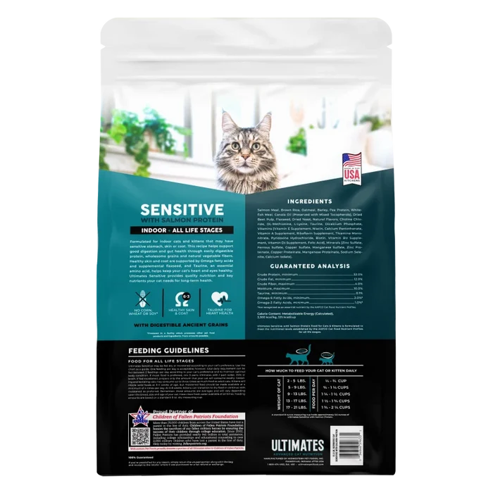 Ultimates Sensitive Skin & Stomach Salmon Protein Cat Food
