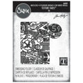 Vault Airmail -  Multi Level Textured Impressions Embossing Folder