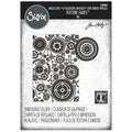 Vault Gears - Multi Level Textured Impressions Embossing Folder