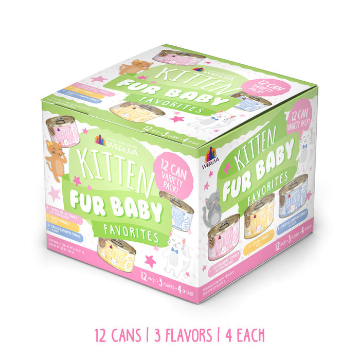Weruva Kitten Fur Baby Favorites Variety Pack Wet Cat Food