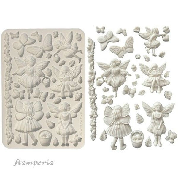 Whispering Woods - A5 Silicone Mould - Fairies