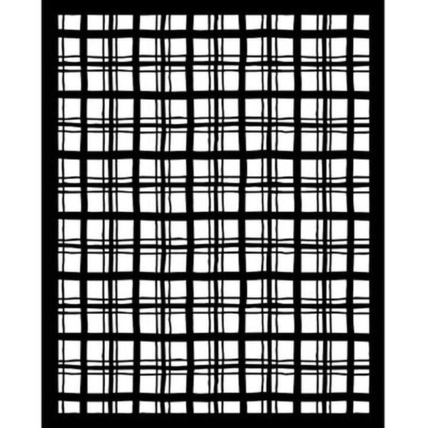 Whispering Woods - Stencil - Tartan Pattern