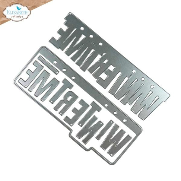 Winter Wanderlust Collection - Dies - Wintertime Wordstrip