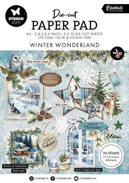 Winter Wonderland - Die Cut Paper Pad