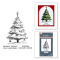 Wonderland Collection - Twinkle Bright Tree Registration BetterPress Plate