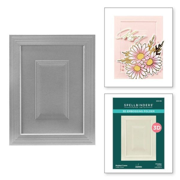 Yana's Daisies Collection - Molded Frame 3D Embossing Folder